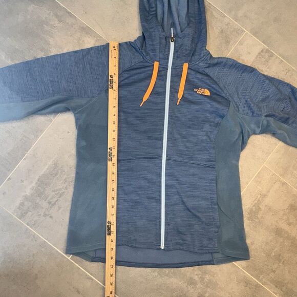 The North Face Women’s Mash Up Jacket Fleece Blue Neon Orange Size XL – EUC - Picture 4 of 14